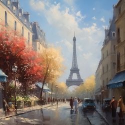 Oil painting Paris 1
