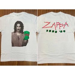 Frank Zappa – 1984 Tour with Huge Autograph T-Shirt, Frank Zappa Tour '84 T-Shirt, Frank Zappa T-Shirt, Concert Shirt