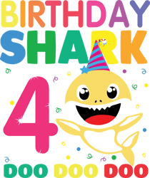 Baby Shark Svg, Baby Shark Birthday Cricut Vector, Baby Shark Party Svg Cut File For Cricut Silhouette