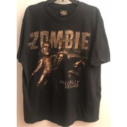 Vintage 1998-99 ROB ZOMBIE Hellbilly Deluxe Tour Shirt  (XL)