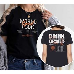 Drink Around The World Tour Shirt, Drink Around The World Showcase, World Showcase EPCOT Shirt, Theme Park World Tour, M