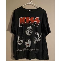 vintage kiss shirt alive concert tour 90s band tee grail