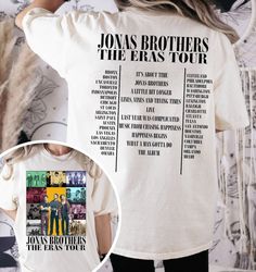 Jonas Brothers Five Albums One Night The Tour 2023 Shirt, Jonas Brothers Band Fan Shirt, Jonas Brothers 2023 Tour Shirt