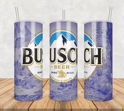 Busch Beer Can Tumbler Png, Busch Beer Can 20oz Skinny Tumbler Sublimation Designs Png, Drinks Tumbler Png