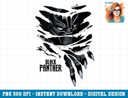 Marvel Black Panther Scratch Through Graphic png, sublimation png, sublimation copy