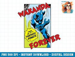 Marvel Black Panther Vintage Comic Poster Graphic png, sublimation png, sublimation.pngMarvel Black Panther Vintage Comi