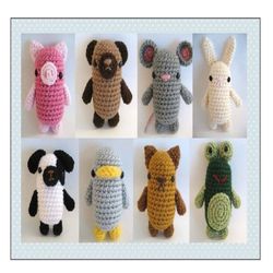 Amigurumi Crochet Little Critters Pattern Set Digital Download