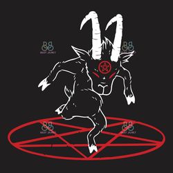Witch Satanism Svg, Halloween Svg, Baphomet Pentagram Svg, Witchcraft Svg, Satanism Svg