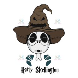 Harry Skellington Svg, Halloween Svg, Harry Potter Svg, Jack Skellington Svg