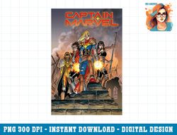 Marvel Comixology Captain Marvel Revolution Comic Book Cover png, sublimation copy