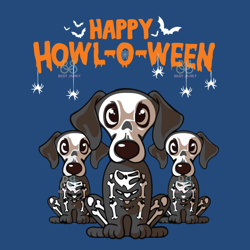 Howl O Ween Svg, Halloween Svg, Skeleton Dog Svg, Halloween Skeleton Svg, Dog Bone Svg