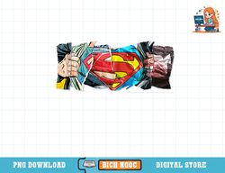Kids DC Comics Superman Paper Chest Logo T-Shirt copy png