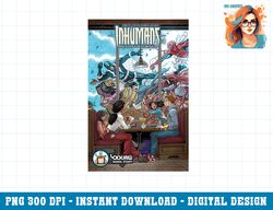 Marvel Inhumans Once & Future Kings 4 Comic Cover png, sublimation copy