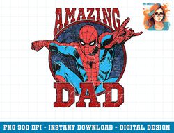 Marvel Spider-Man Fathers Day Amazing Dad Graphic png, sublimation.pngMarvel Spider-Man Fathers Day Amazing Dad Graphic