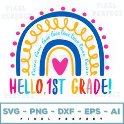 Hello1st Grade Svg