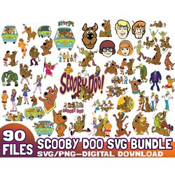 90 Files Scooby Doo Svg Bundle