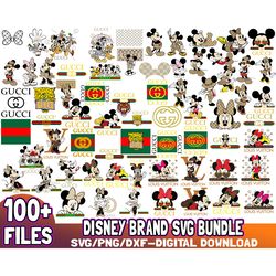 100 Files Disney Gucci Bundle Svg