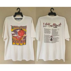 2001 Tour Little Feat Rock Band Tomato Graphic T-Shirt, Vtg Little Feat Music Band Album Tour Shirt, Little Feat Graphic