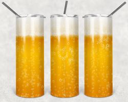 Beer Texture Tumbler Png, Beer Texture 20oz Skinny Sublimation Designs Png, Drinks Tumbler Png