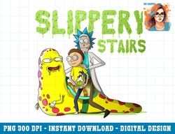 Rick and Morty graphic Slippery Stairs design png, sublimation copy