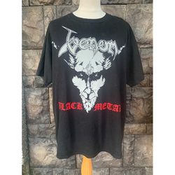 vintage venom black metal band t shirt