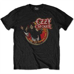 Ozzy Osbourne Diary of a Madman World Tour 82 OFFICIAL Tee T-Shirt Mens Unisex