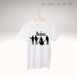 the beatles t-shirt, beatles retro shirt, classic rock band tee