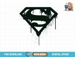 US DC Superman  Logo Doomsday Graff 01 Heather Grey H T-Shirt copy png