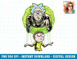 Rick And Morty Puppet And Space Portal png, sublimation copy