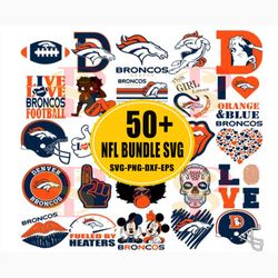 Denver Broncos Football Svg Bundle, Sport Svg, Denver Broncos Svg, Broncos Svg, Broncos Logo Svg, Love Broncos Svg