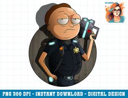 Rick and Morty Shirt Cop Morty png, sublimation copy