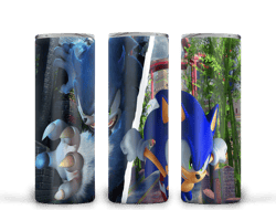 Sonic Drinks Tumbler Sublimation Designs Png, Sonic 20ozSkinny Sublimation Designs, Drinks Tumbler Png