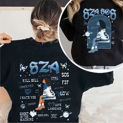 SZA Shirt, Sza - Good Days Graphic Tee, Sza Merch, SOS Tour 2023, Kill Bill, Graphic T Shirt Sza, Sza Sos Tracklist, Gif