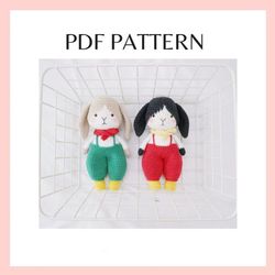 Roxy bunny crochet pattern. amigurumi crochet pattern. bunny crochet pattern. stuffed bunny pattern. bunny toys. bunny