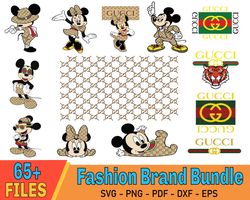 Gucci Fashion Svg, Gucci Logo svg, Mickey Gucci Style, Logo Bundle Png, Sports Logo Instant Download,Brand Logo Svg,Luxu