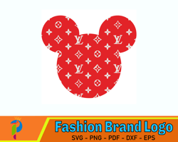Mickey Mouse Louis Vuitton Svg, Mickey Lv Logo Svg, Louis Vuitton Logo Svg, Logo Svg File Cut Digital Download,Brand Log