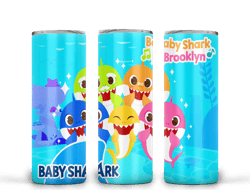 Baby Shark Tumbler Png, Baby Shark 20oz Skinny Sublimation Designs Png, Drinks Tumbler Png, BS15050308