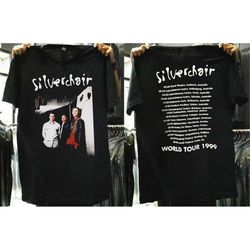 Silverchair World Tour 1999 Unisex T-Shirt, Vtg 90s Silverchair Rock Band Graphic Tour Shirt, Silverchair World Tour Shi