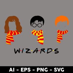 Hermione Ron and Harry Svg, Harry Potter Svg, Harry Svg, Ron Svg, Png Dxf Eps File - Digital File