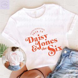 Daisy Jones & the six, Aurora world tour shirt, book merch, 1978 world tour tee, unisex short sleeve, Daisy Jones merch