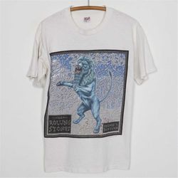 vintage 1997 Rolling Stones Bridges To Babylon Tour Shirt