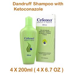 Shampoo against Dandruff 800ml Psoriasis , Seborrheic Dermatitis. Medication with ketoconazole- Hair and skin treatment