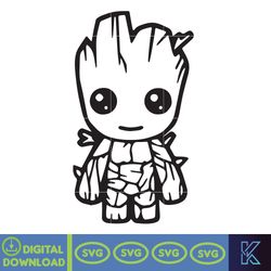 Chibi Guardians of the Galaxy clipart set, svg cut files for Cricut  Silhouette, Guardians of the Galaxy volume 3 svg, S