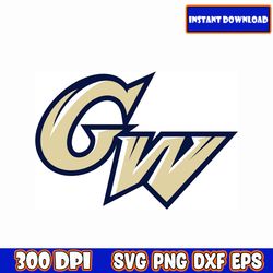 George Washington Colonials SVG, n-c-aa svg, College Football, College basketball, Logo bundle, Instant Download