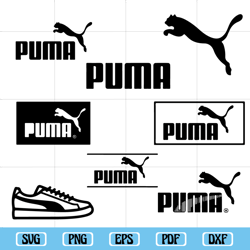 Puma Sport Logo Svg, Sport Wear Svg, Sportmen Svg, Sportman Svg, Shoes Svg, Jersey Svg, Png, Eps, Dxf