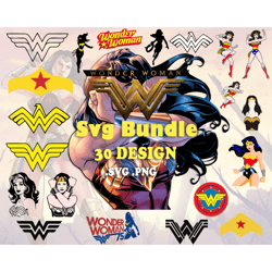 Wonder Woman SVG Bundle, Wonder Woman SVG, Cut files