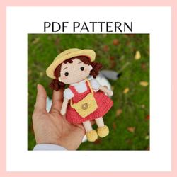 mei doll pattern. amigurumi crochet pattern. amigurumi doll pattern. pdf file.