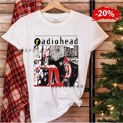Best Rock Radiohead tshirt,unisex tshirt,vintage retro style Gift for men, Radiohead Graphic Tshirt,90s Band Tshirt