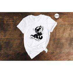 Felix Laughing Cat Shirt, Funny Felix Shirt, Cute Felix Shirt, Funny Cat Tee, Cartoon Cat Shirt, Vintage Cartoon Gift