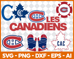 Montreal Canadiens Hockey Bundle Svg, Hockey Logo Svg, Hockey Svg, Hockey Team Svg File Cut Digital Download